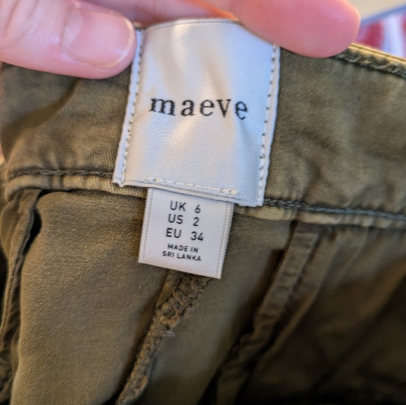 Anthropologie Maeve Oversized Wide-Leg Chino Pants - Picture 10 of 10